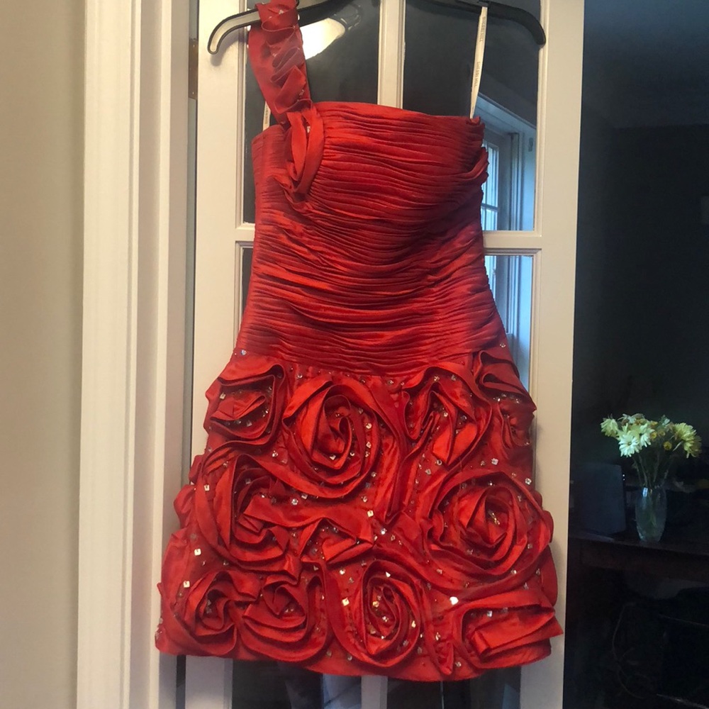 SHERRI HILL gorgeous short homecoming/prom gown!